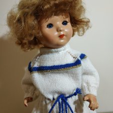 Скидка! Старая цена 15 000 р. Шикарная, итальянская, композитная, антикварная кукла.