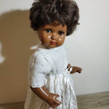Скидка! Старая цена 6 000 р. Английская композитная кукла. На шее клеймо