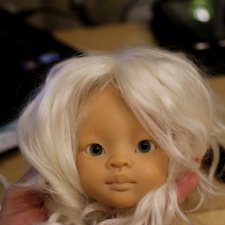 Прошивка головы куклы, мини мастер класс