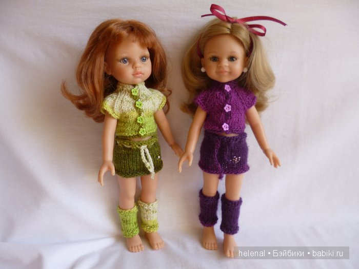 Показ одежды на куколка от Paola Reina