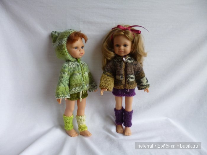 Показ одежды на куколка от Paola Reina