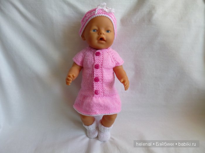 Вязаные комплекты для кукол-пупсов Baby Born