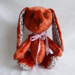 Игрушка  ручной работы Весенний Зайка
