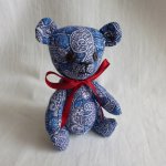 Текстильный мишка - малыш