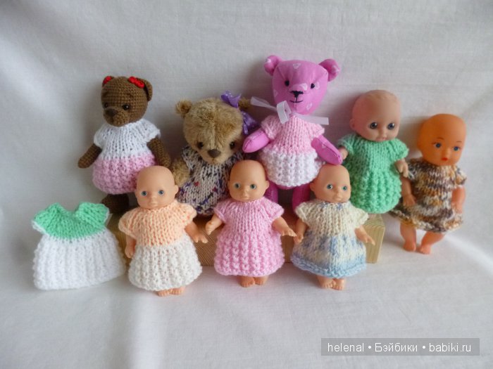Нарядные пупсики — Одежда и обувь для кукол своими руками: фото (фото 4)