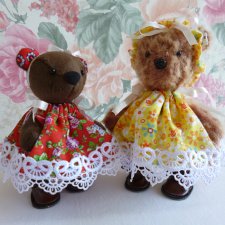 Подружки Бенита и Бонита. Игрушки  ручной работы