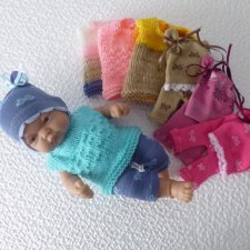 Комплект одежды для куклы-пупса 26 см (акция)