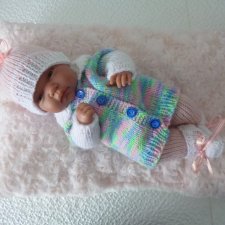 Комплект одежды для куклы-пупса 30-33 см (меланж) Комплект одежды для куклы-пупса 30-33 см (меланж)