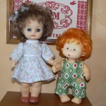 Куклы детства. Смена гардероба