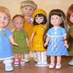 Яркие наряды для маленьких куколок