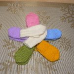 Мастер-класс по вязанию варежек для кукол Готц, Вихтелей