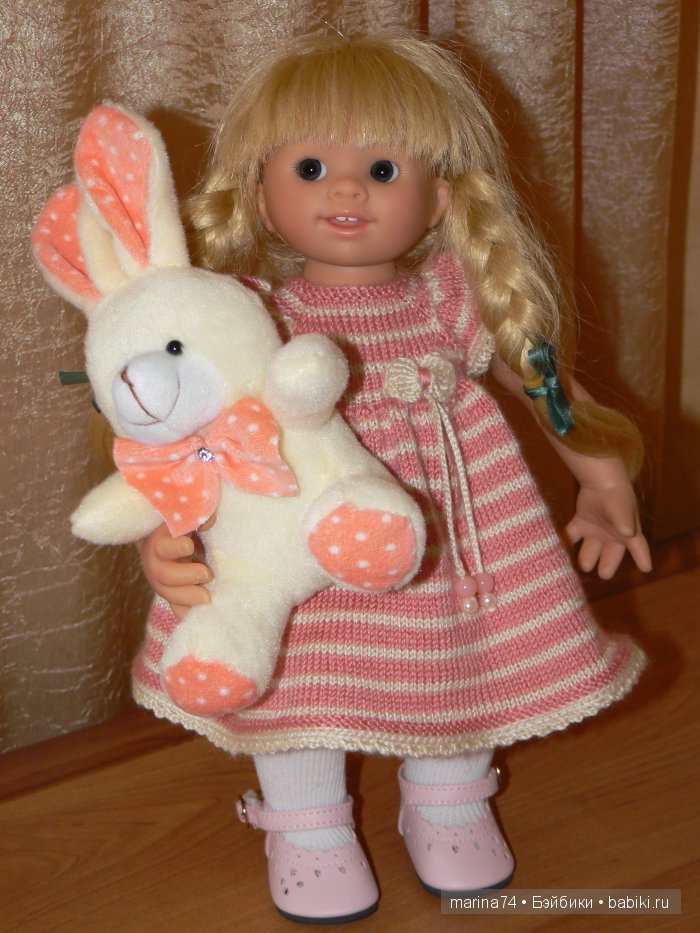 Мои модницы или простенькие вязаные платьица для девочек-вихтелей