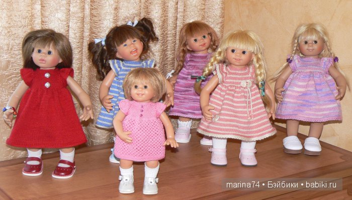 Мои модницы или простенькие вязаные платьица для девочек-вихтелей (фото 5)