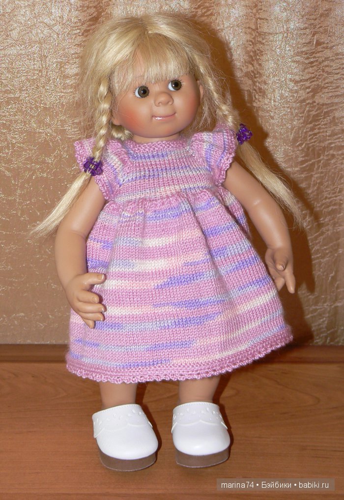 Мои модницы или простенькие вязаные платьица для девочек-вихтелей (фото 9)