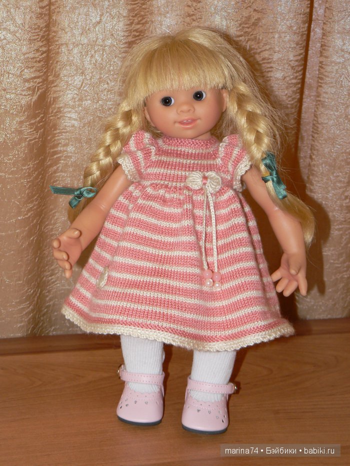 Мои модницы или простенькие вязаные платьица для девочек-вихтелей