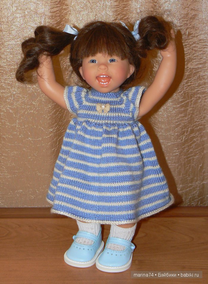 Мои модницы или простенькие вязаные платьица для девочек-вихтелей