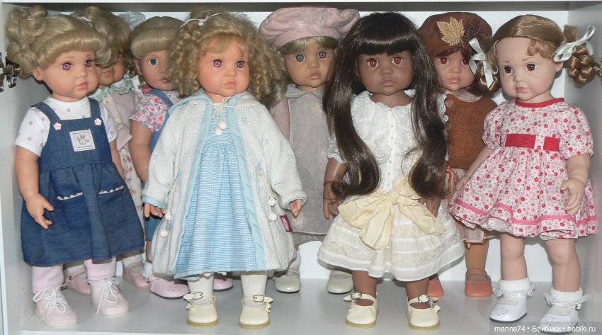 Кукольный шкаф — Домашние коллекции кукол: фото собраний