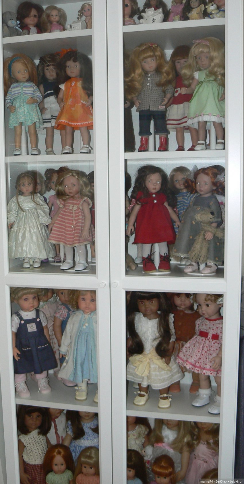 Кукольный шкаф — Домашние коллекции кукол: фото собраний