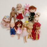 Лот разных мини кукол
