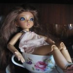 Мартина на даче.