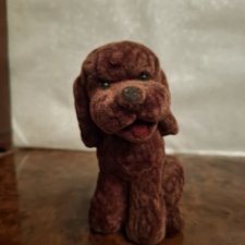 Игрушка Собака коричневая флок Эстонская ССР