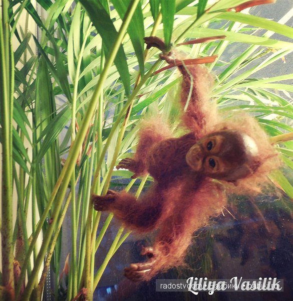 В дебрях джунглей. Игрушка ручной работы (фото 4)