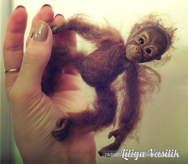 В дебрях джунглей. Игрушка ручной работы (фото 5)