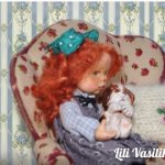 Мама для щенков. Авторская кукла