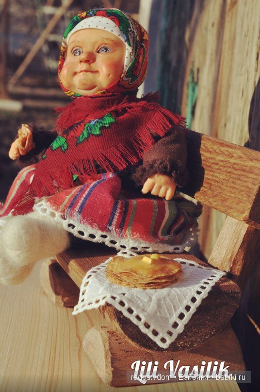 Масленица пришла иии... фить. Авторская кукла (фото 3)