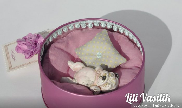 Девочка - сплюшечка. Мини куклы и игрушки Лилии Василик (фото 4)