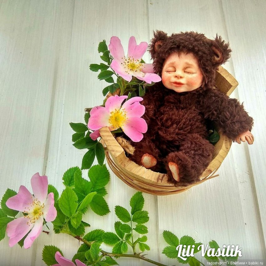 Куклы Лилии Василик - тедди долл (фото 2)