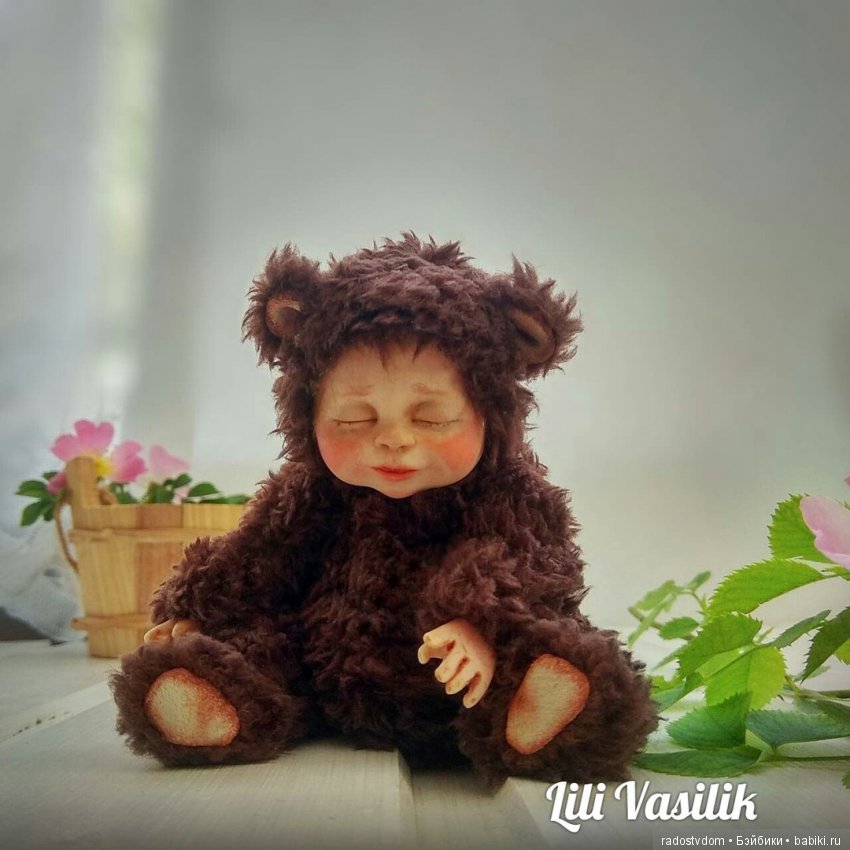 Куклы Лилии Василик - тедди долл (фото 4)