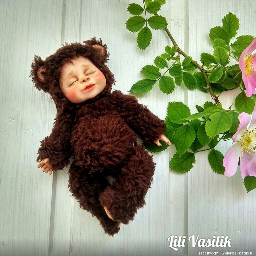 Куклы Лилии Василик - тедди долл (фото 5)