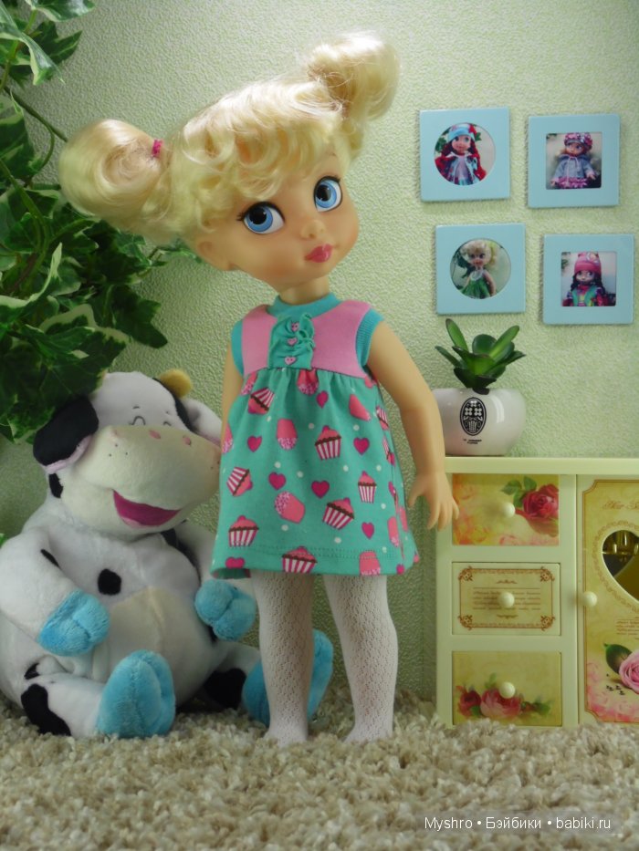 Комплект одежды для Disney Animators "Пироженка"