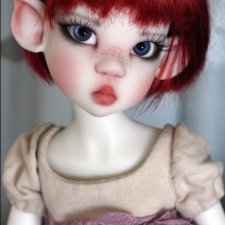 Белая Mikki Elf, МСД, БЖД от Kaye Wiggs, 46 см с копытами, базовый вариант