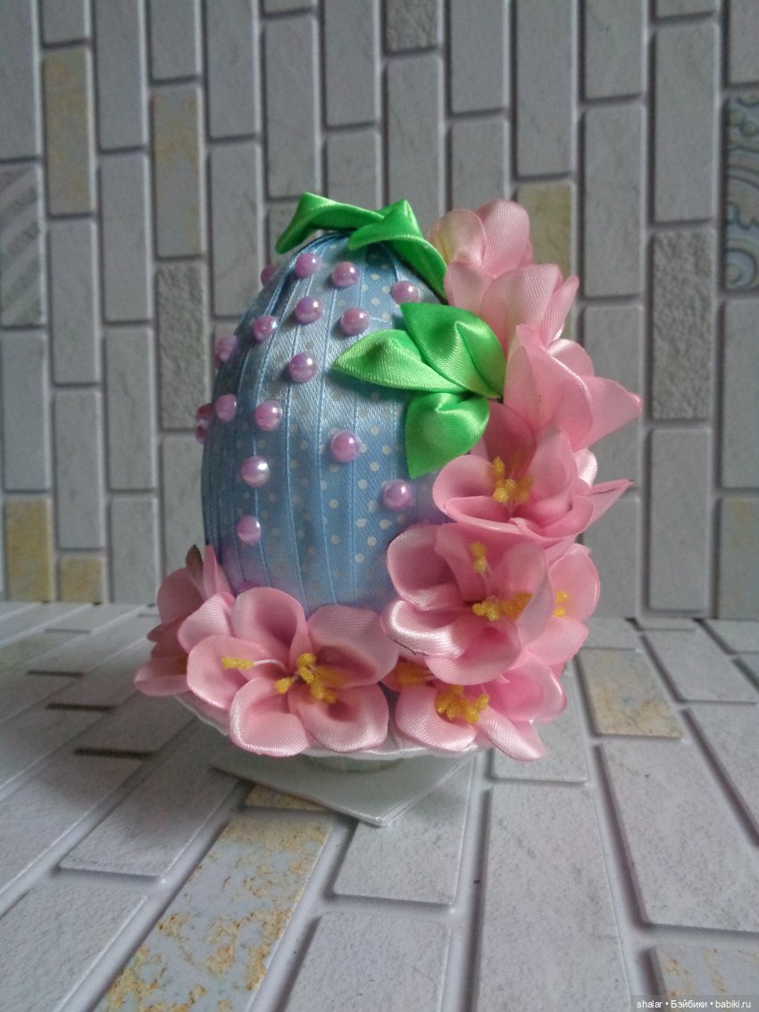 Мое яишное увлечение — Канзаши (цветоделие): цветы из лент