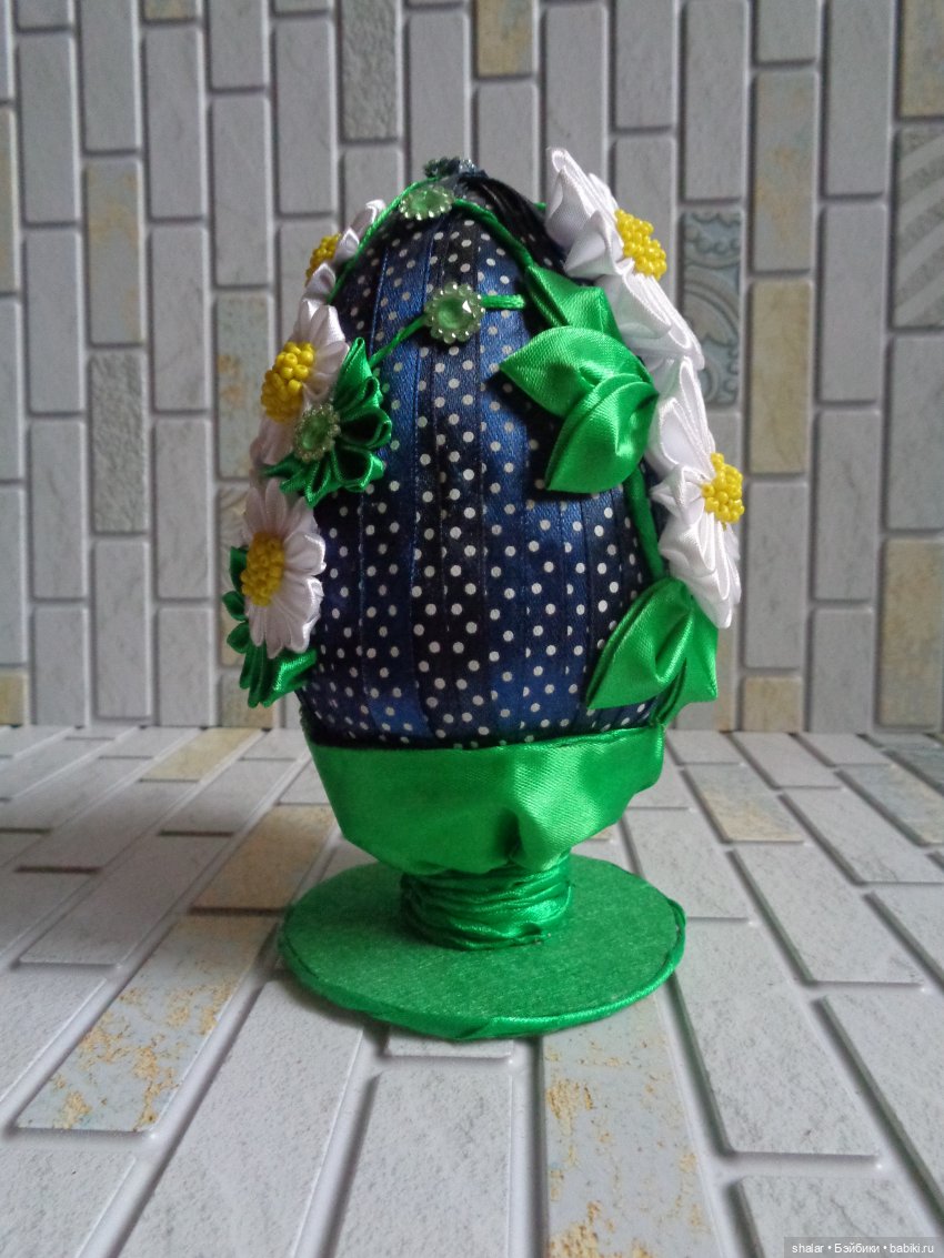 Мое яишное увлечение — Канзаши (цветоделие): цветы из лент (фото 10)