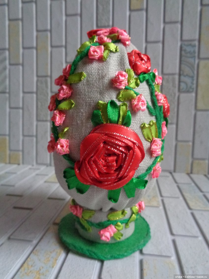 Мое яишное увлечение — Канзаши (цветоделие): цветы из лент