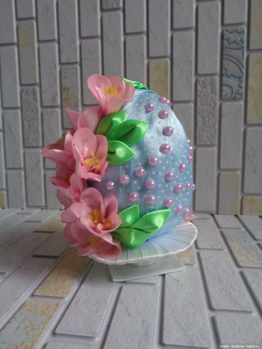 Мое яишное увлечение — Канзаши (цветоделие): цветы из лент