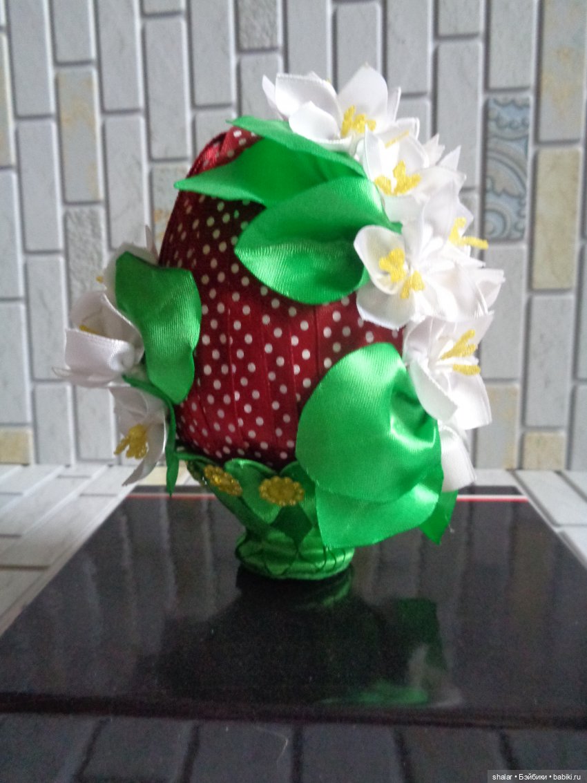 Мое яишное увлечение — Канзаши (цветоделие): цветы из лент