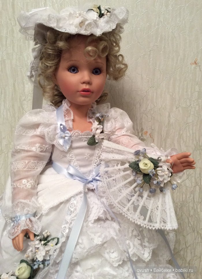 Кукла &amp;quot;Катерина&amp;quot;... Белоснежная одежда, кружева, цветы...