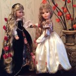 Небольшая часть моей коллекции кукол Susan Wakeen, стендовые куклы