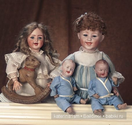 Немецкие братья Хойбах - Антикварные куклы Heubach | Бэйбики Немецкие братья Хойбах - Антикварные куклы Heubach