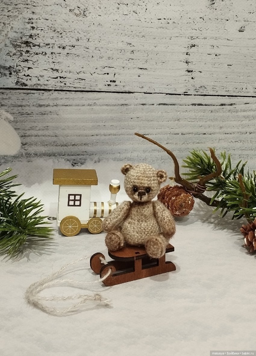 Мишка-малышка — Вязаные игрушки и амигуруми: крючком (фото 3)