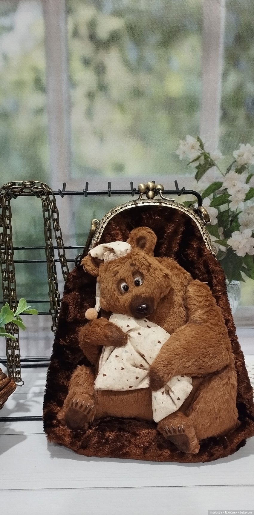 Сумочка с мишкой — Авторские мишки Тедди и друзья: фото (фото 4)