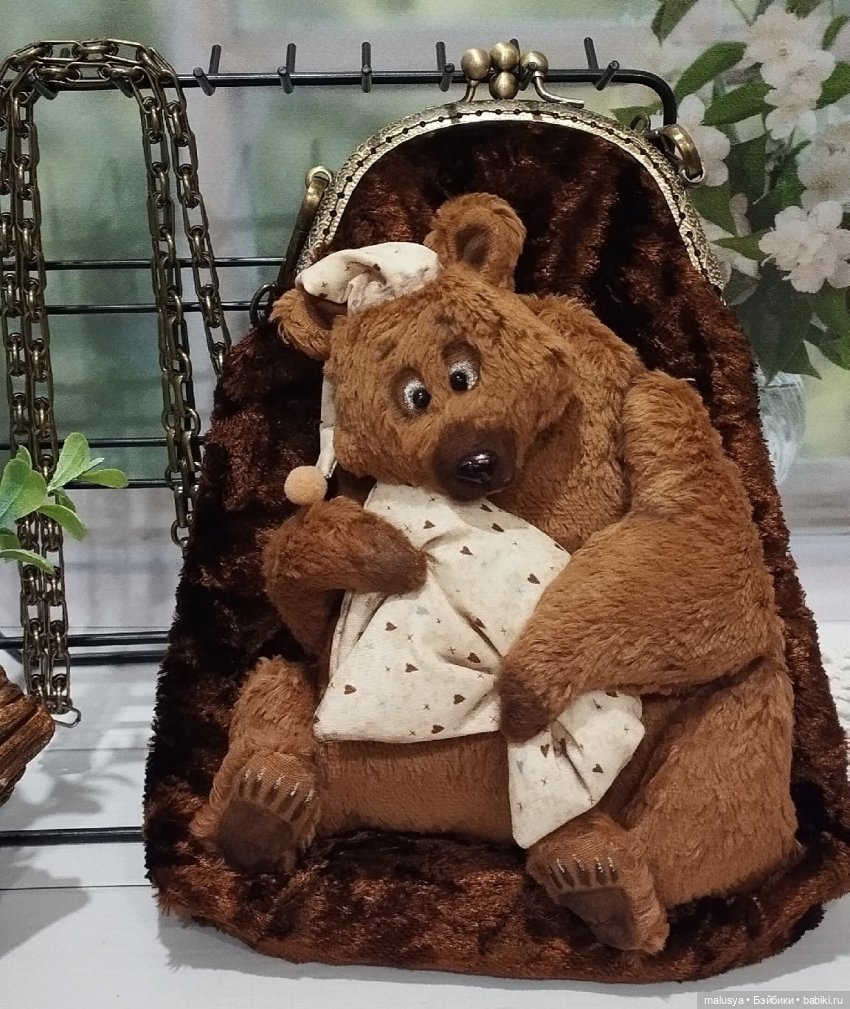 Сумочка с мишкой — Авторские мишки Тедди и друзья: фото