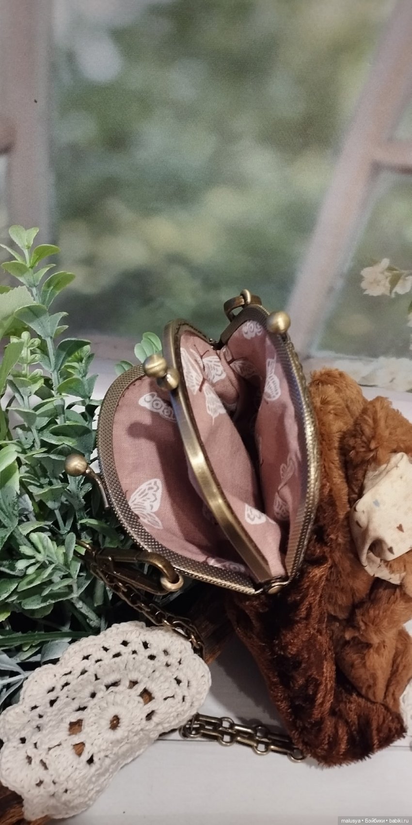 Сумочка с мишкой — Авторские мишки Тедди и друзья: фото (фото 2)