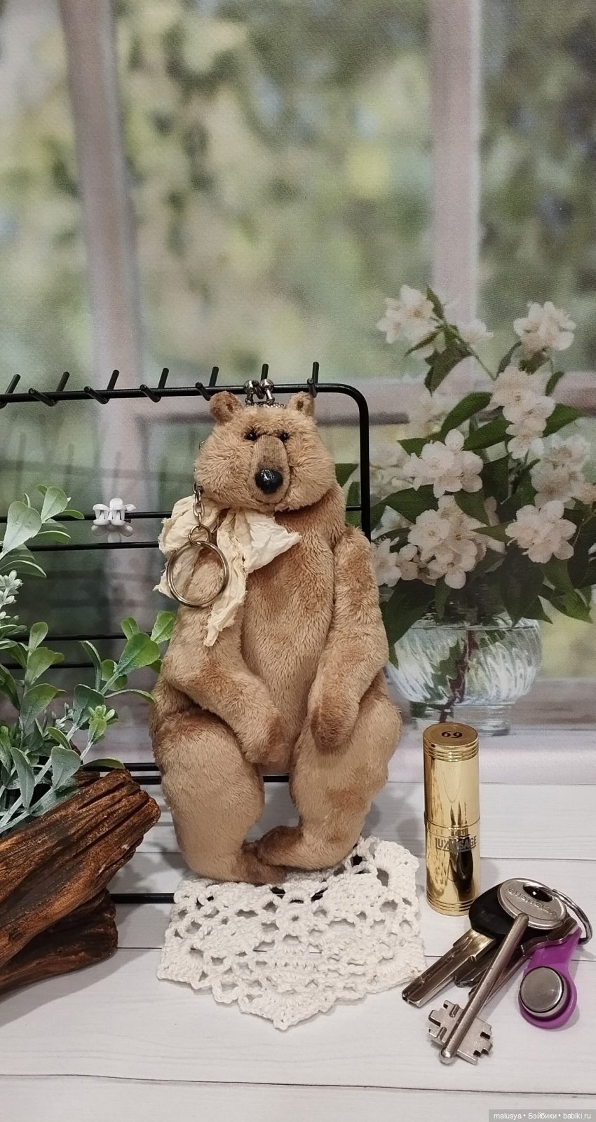 Мишка-ключница | Бэйбики Мишка-ключница — Авторские мишки Тедди и друзья: фото