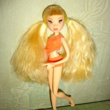Кукла винкс стелла с ресничками 2004г . Сзади горит лампочка