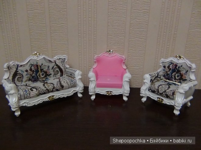 Преображение пластиковой кукольной мебели (фото 5)